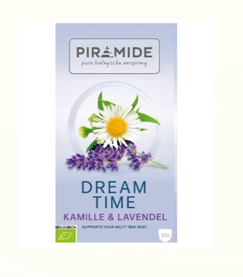 Kruidenthee dream time kamille lavendel van Piramide, 4 x 20 builtjes